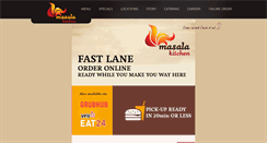 Desktop Screenshot of masalakitchen.net